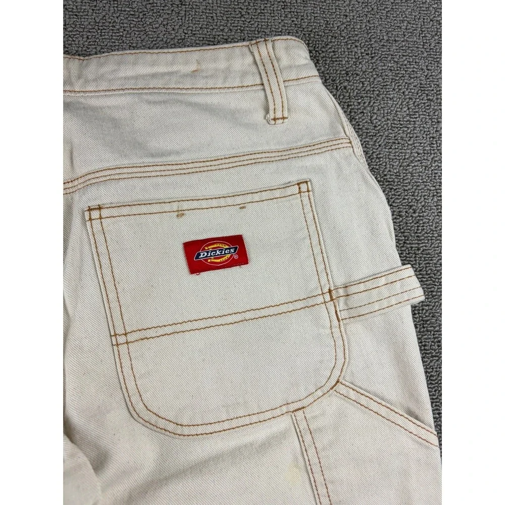 Dickies Carpenter‎ Pants Women 1/25 Beige Relaxed Cotton Work Streetwear Skater
